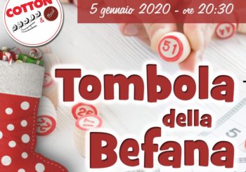 Tombola della Befana – 5 Gennaio 2020 al Cotton Movie